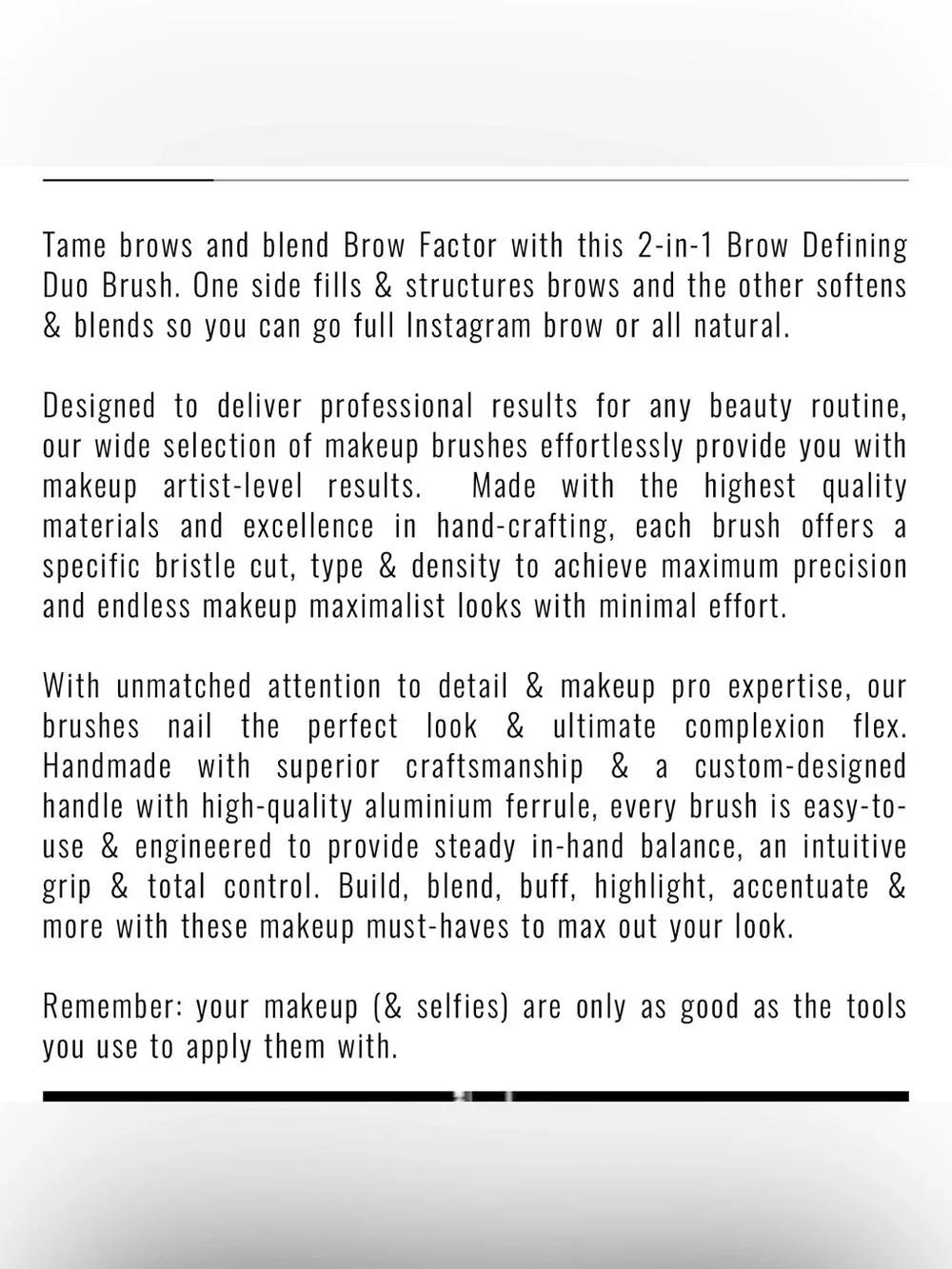 IL Makiage BROW DEFINING DUO BRUSH #204